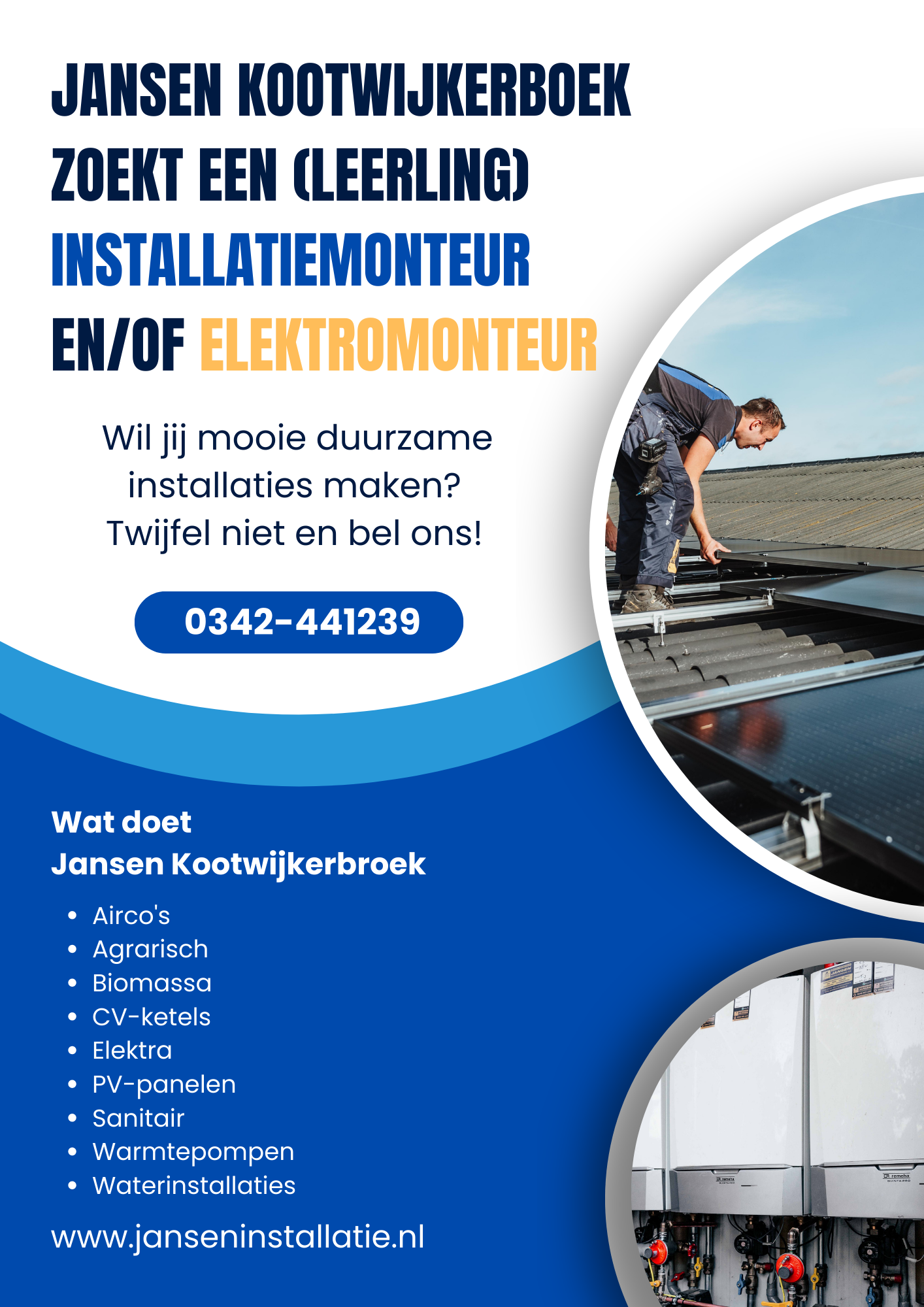 Vacatures Elektromonteur En Loodgieter - Jansen Kootwijkerbroek B.v.